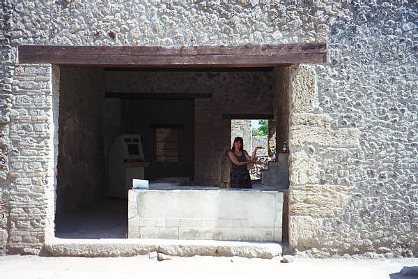 Mary as Pompeii Wine Steward
