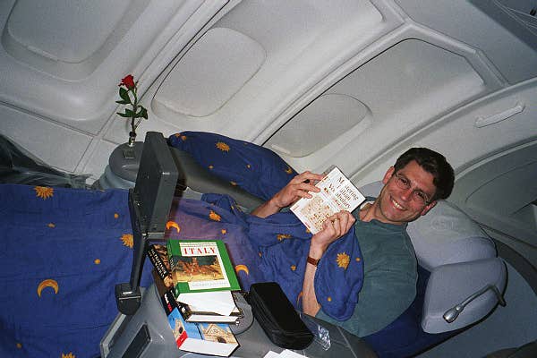 Tom in First Class; Actual size=240 pixels wide